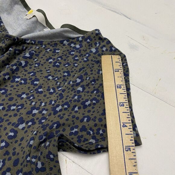 Boden Amelie Jersey Stretch Knit Dress Green Leopard Print Women's Sz 6R Pockets - Picture 16 of 16